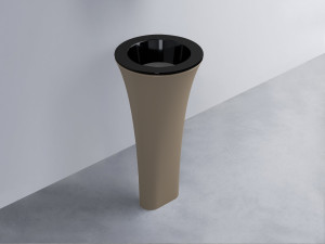 AMLA45-N+AMPILT-CM+AMCOLT-AN Раковина Amedeo Tondo отдельностоящая cielo Enjoy + Amedeo