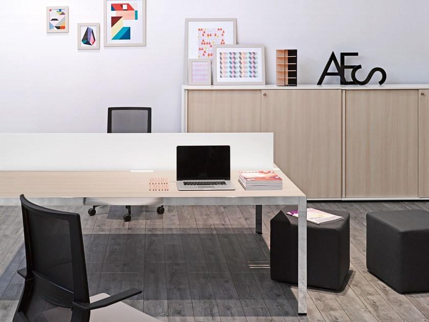 Sinetica Модульный прямоугольный рабочий стол Frame + sun-id-1410539 - Вид №10