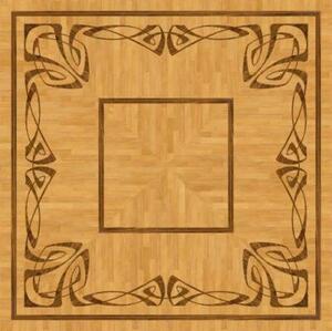 Художественный паркет Da Vinci Розетка 26-048 Дуб Любая на выбор (Гладкая) х1000Радиус мм.