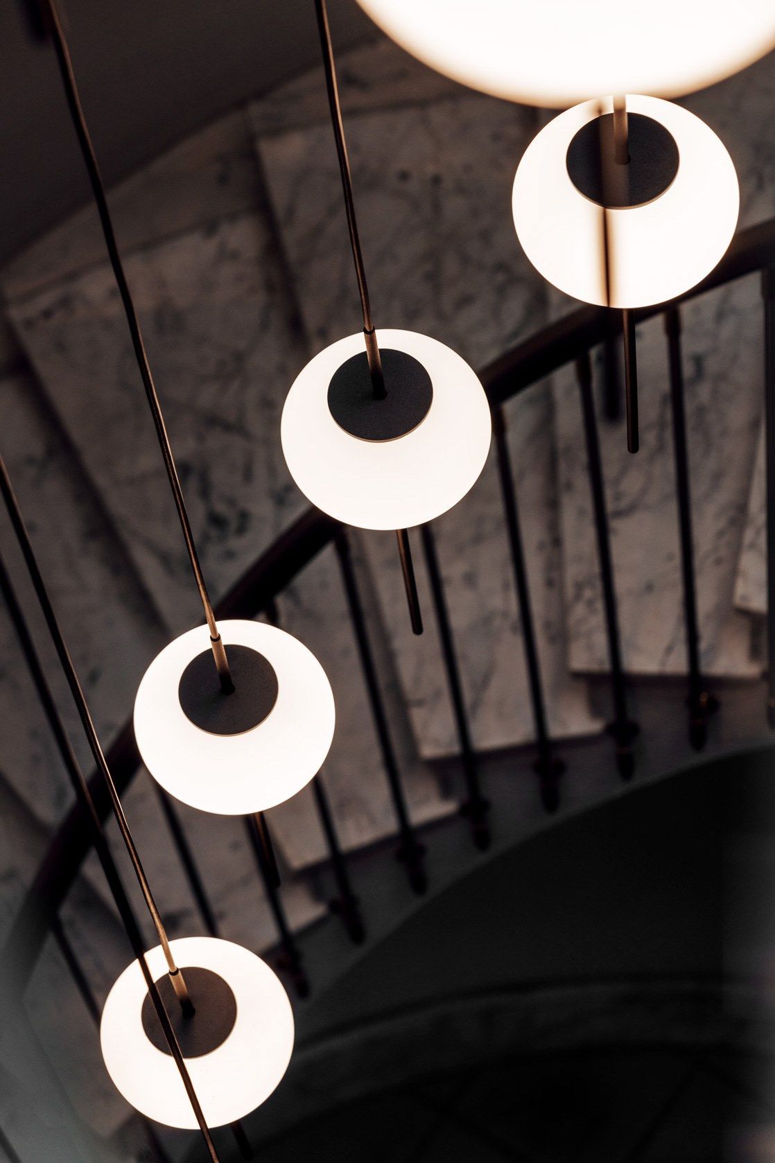 Опаловое стекло светодиодный подвесной светильник Milan Iluminacion Astros ARCH-00099813 - Вид №9