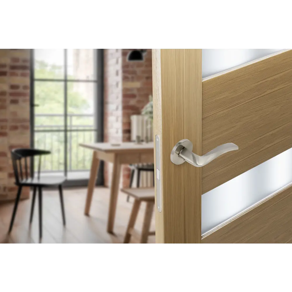 Дверные ручки EDSON для межкомнатных дверей в стиле никель 85168701 STLM-0059349 - Вид №8