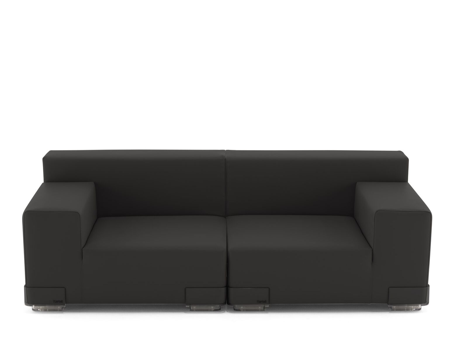 2-местный модульный съемный диван из искусственной кожи Kartell Plastics ARCH-00019820 - Вид №4