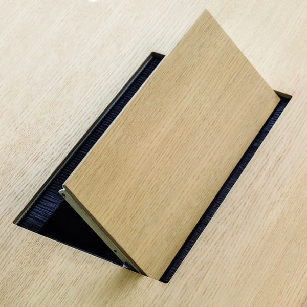 Прямоугольный стол для совещаний из алюминия и дерева Brunner FINA ARCH-00103377 - Вид №8