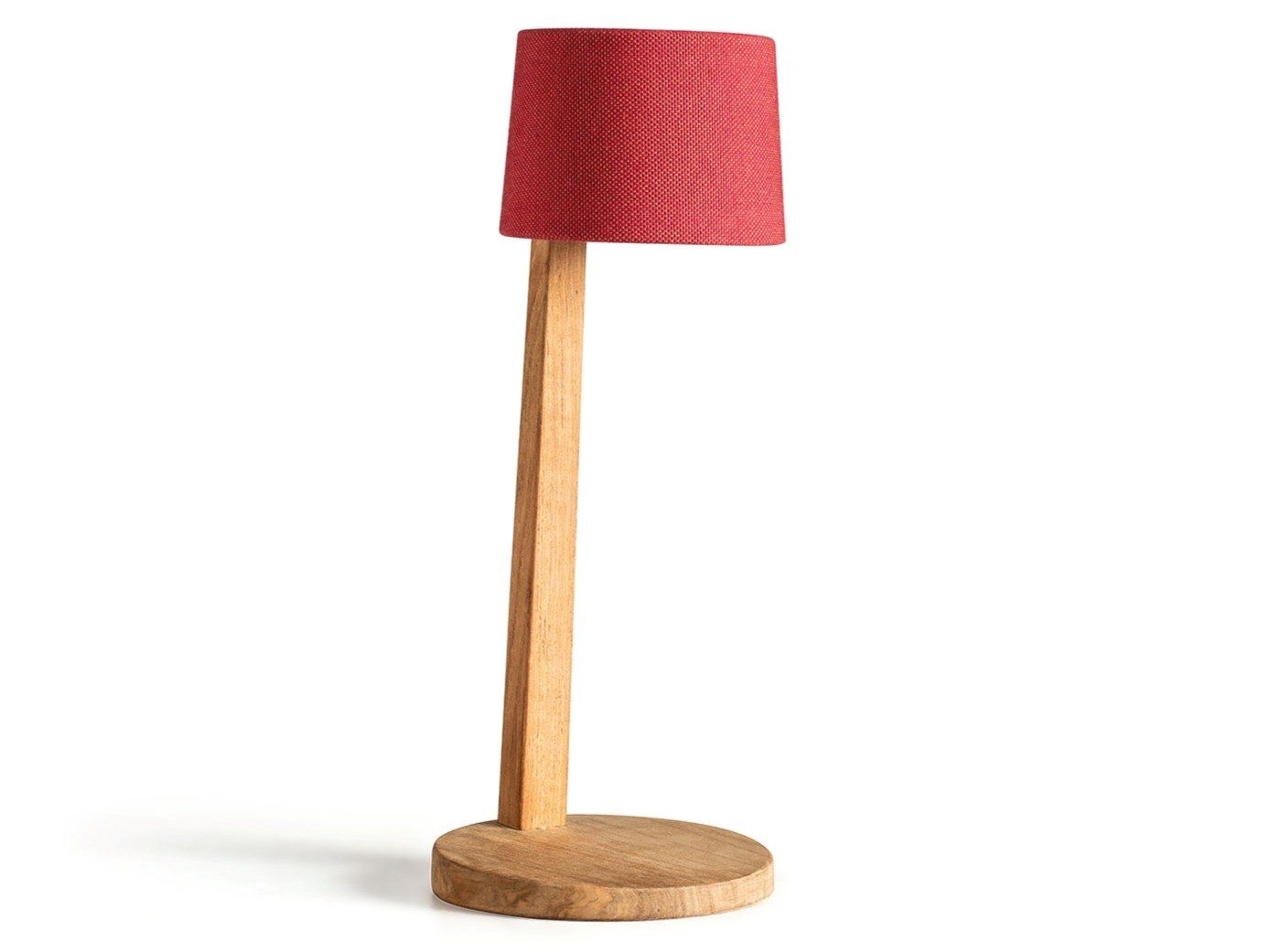 Настольная лампа из тикового дерева с батарейным питанием Ethimo Gaia ARCH-00058108 - Вид №21