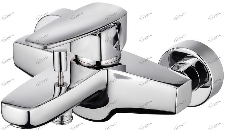 JUSTIME Смеситель для ванны настенный с переключателем Pan ii 6779-94-80cp