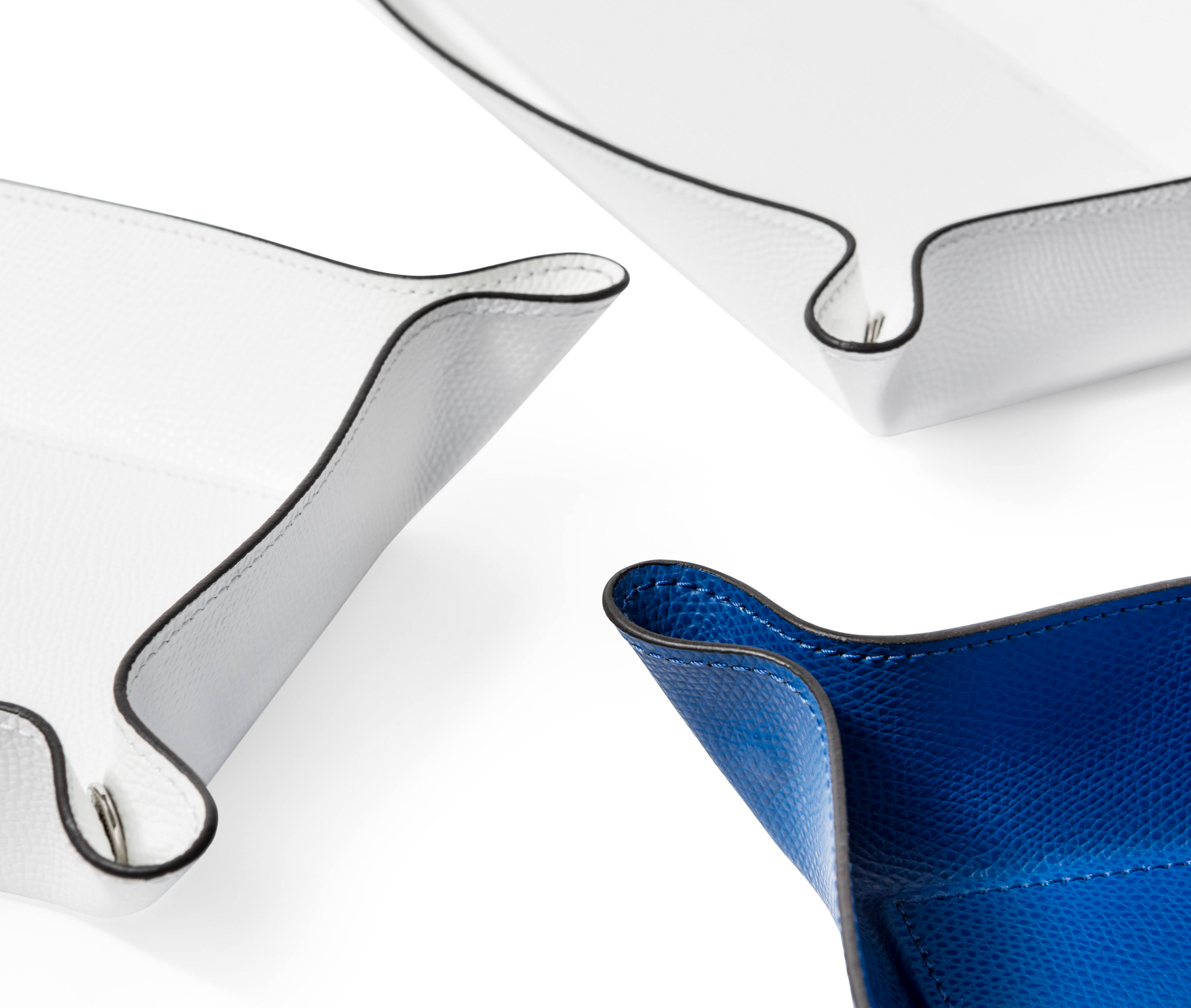 Прямоугольный поднос для мелочей - 10x22 см / тканая кожа_coffee Pinetti 00.1140.061.015 - Вид №3