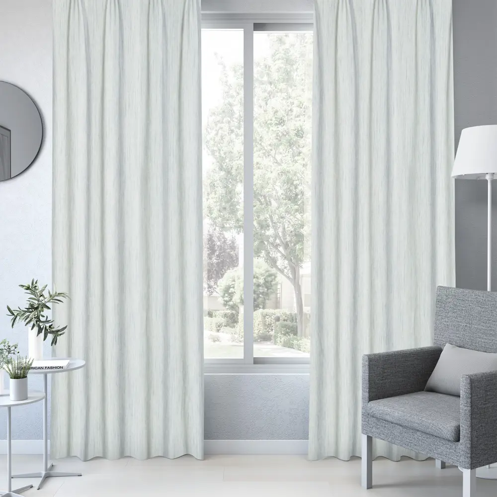 Штора на ленте Inspire Khotso 160x280 см цвет серый 83562098 STLM-2031250  - Вид №5