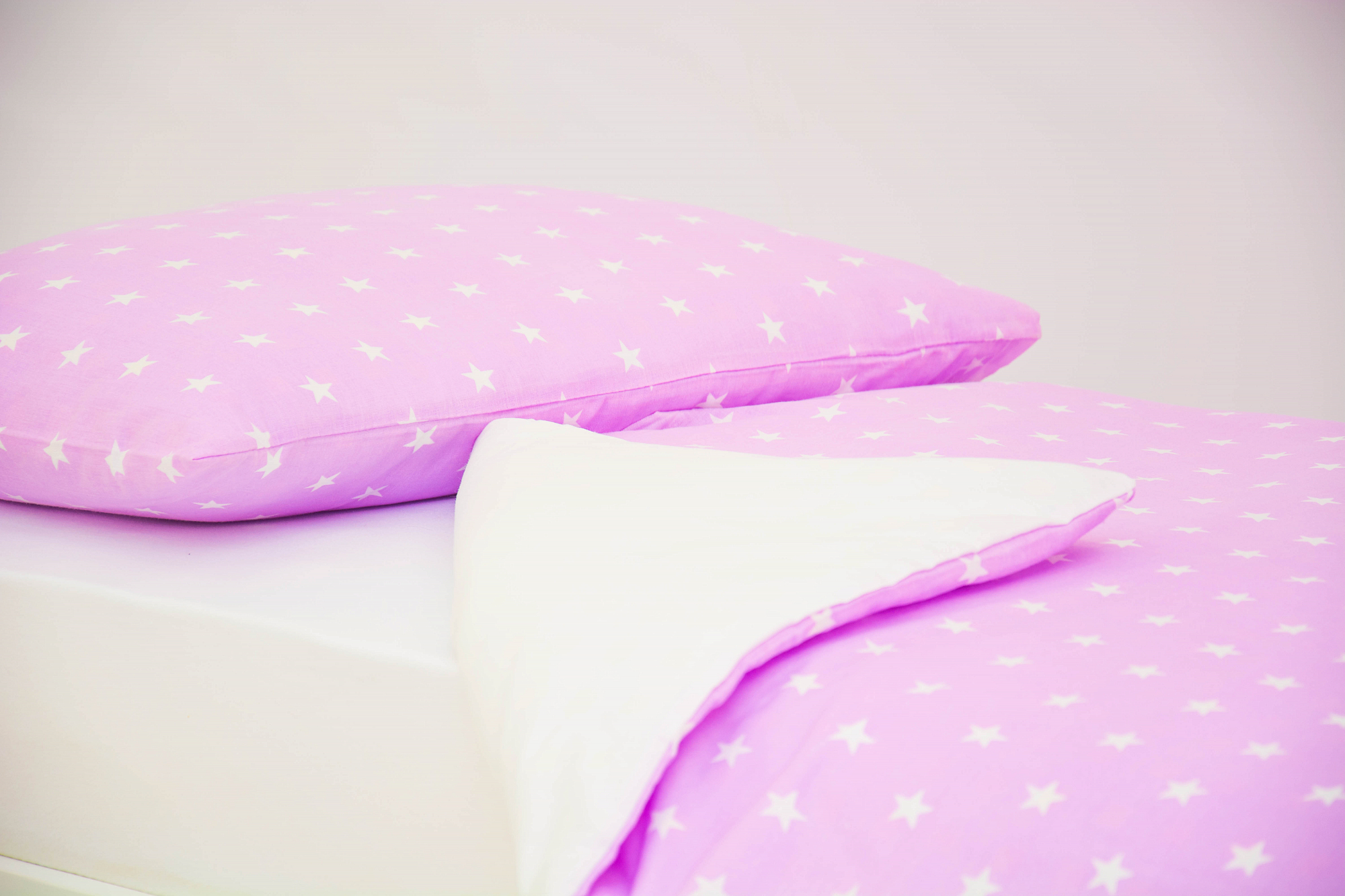 Детское постельное белье "Звезды", фон лаванда БЕЛЬМАРКО  327380 Розовый Santreyd  - Вид №2