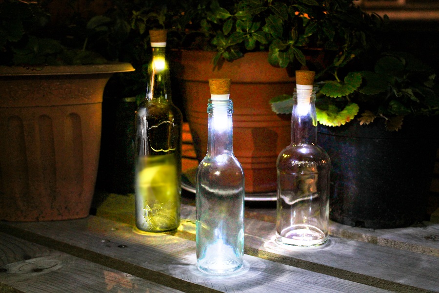 Пробка светящаяся белая Bottle Light SUCK UK ДИЗАЙНЕРСКИЕ 00-3880650 Белый  - Вид №5
