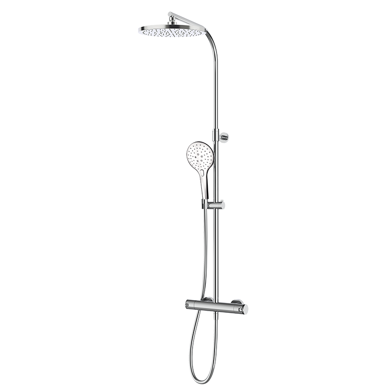 47425470TL PREMIUM Chrome Мужской душ термостатический с колонкой Хром GRB MIXERS 