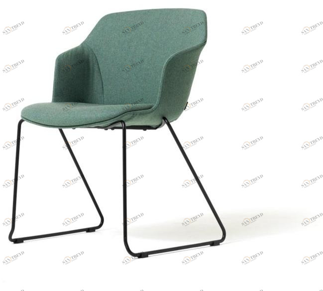 Diemme Тканевый стул на санках с подлокотниками Clop sun-id-1378319