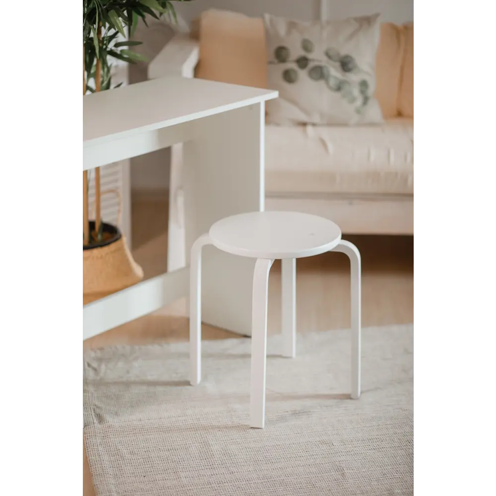 Табурет 45x43.5x40 см дерево цвет белый Santreyd Табурет Фиеста STLM-2091971 - Вид №10