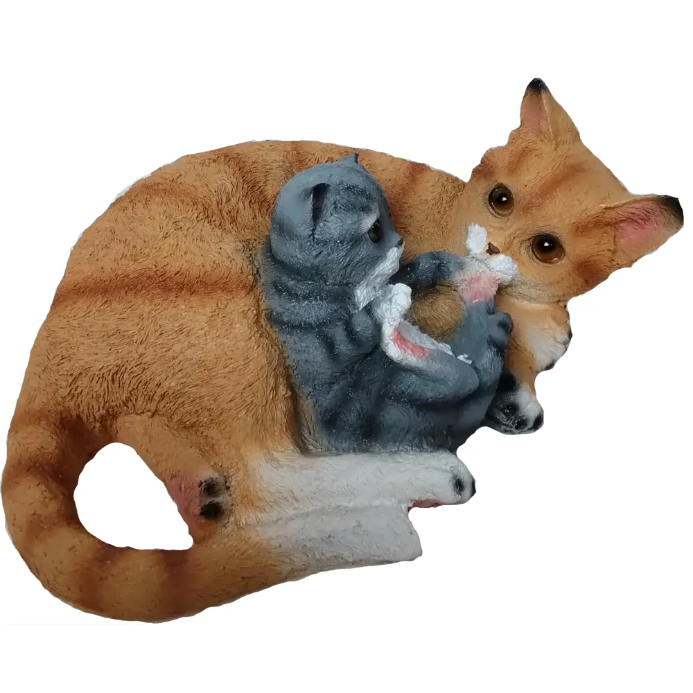 Садовая фигура Кошка с котенком 15x31x25 см 89419831 STLM-2051758 Santreyd  - Вид №2