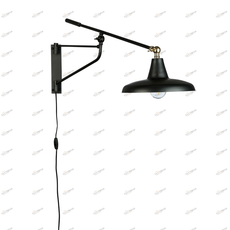 Лампа настенная Hector, черная Dutchbone 5400031