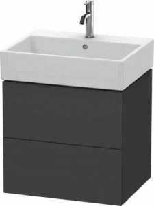 LC627504949 L-Cube Тумбочка подвесная Графит матовый, декор
