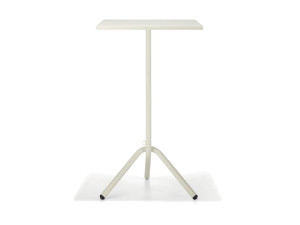 Высокий квадратный стол с откидным верхом из листового металла