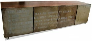 ICI ET LÀ Буфет из стали в индустриальном стиле Handmade metal furniture by ici et là Smu05