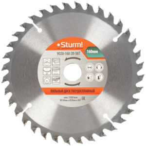 Диск пильный Sturm! 9020-160x20x36T 1287258