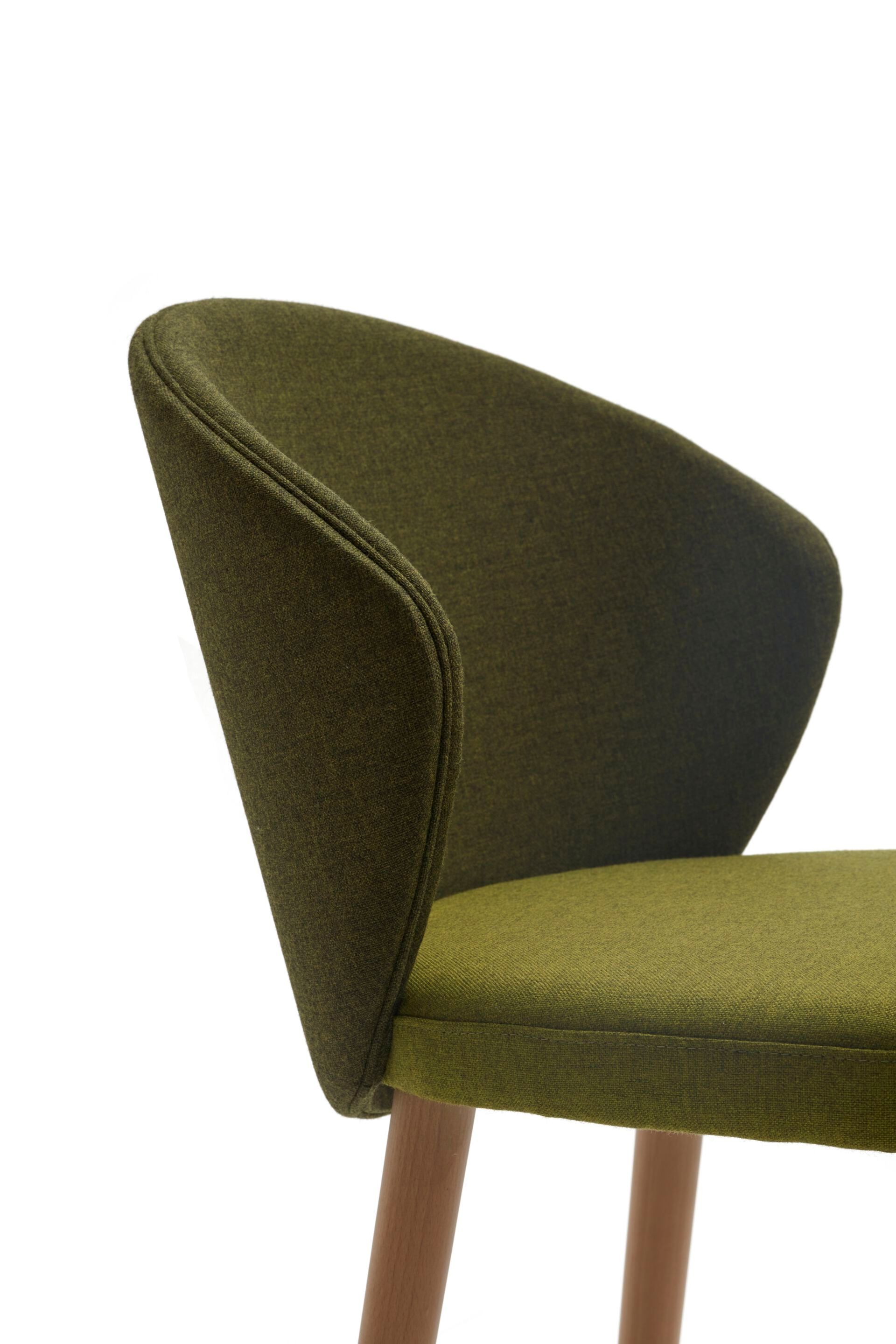 Высокий стул с тканевой подкладкой со спинкой Origins 1971 Meggie ARCH-00110587 - Вид №4