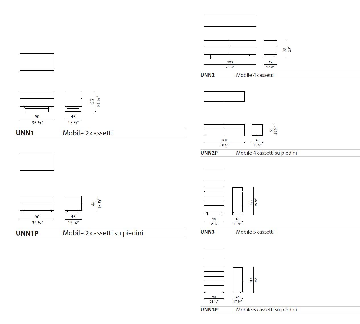 Деревянный комод / тумбочка CAPPELLINI UNI NOTTE ARCH-00015004 - Вид №3