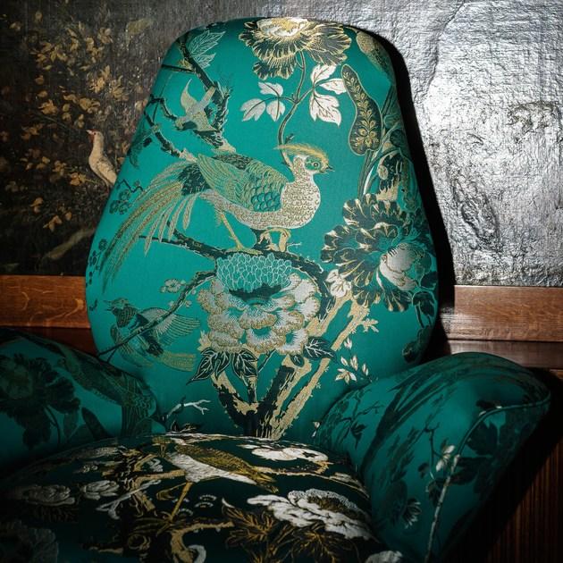 Dedar Жаккардовая ткань с цветочными мотивами  T16025  - Вид №3