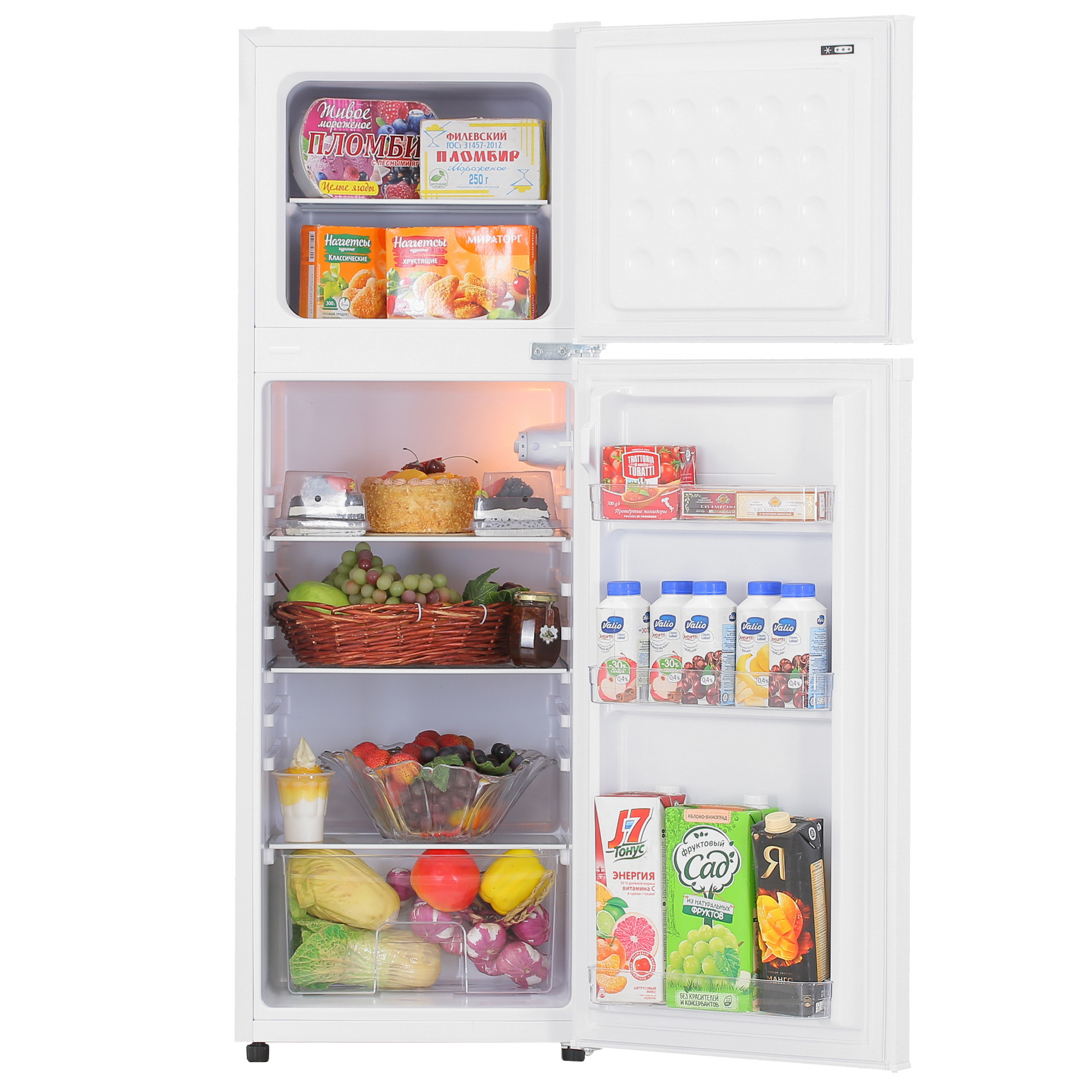 5099583 Холодильник с морозильником   Aceline T14AKA белый STDN-0136074 - Вид №5