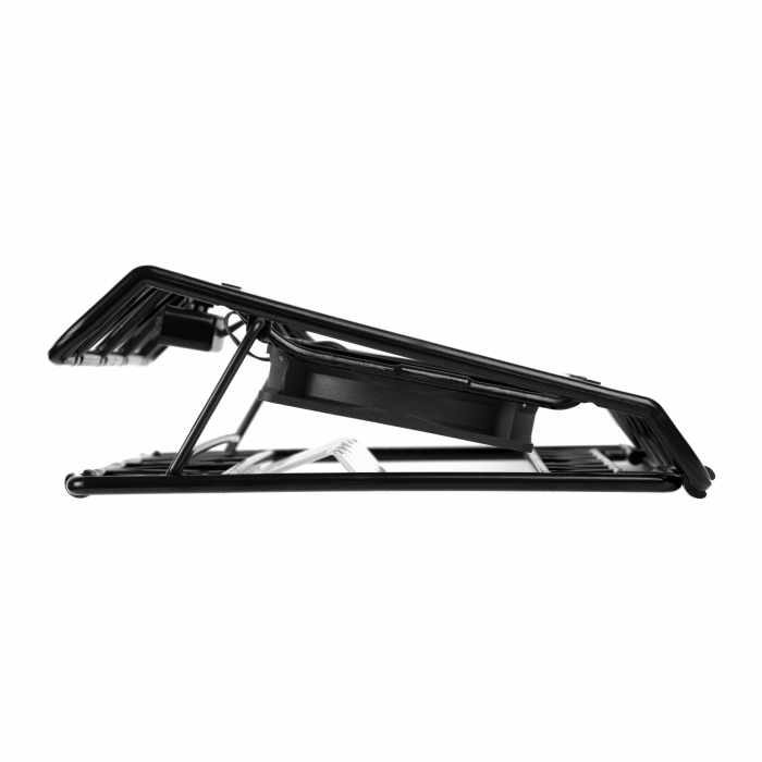IP33 Black laptop cooling (17,3"", 2x(120x120), plastic+metal mesh) STM Santreyd  - Вид №8