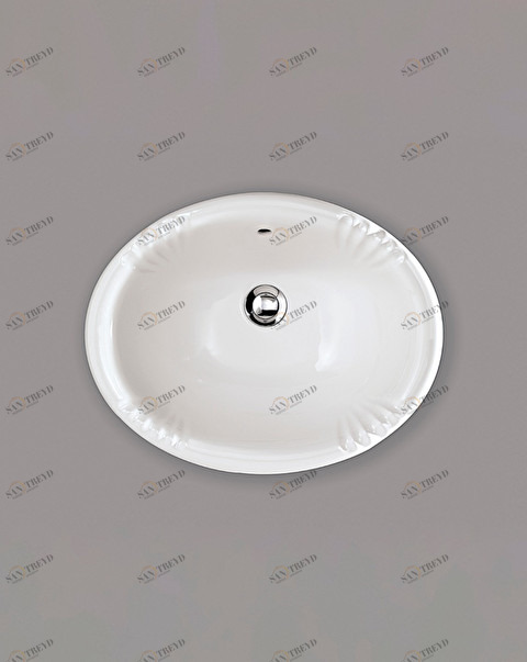 IBLIVIC Накладная раковина под столешницу  овальная Devon&Devon 