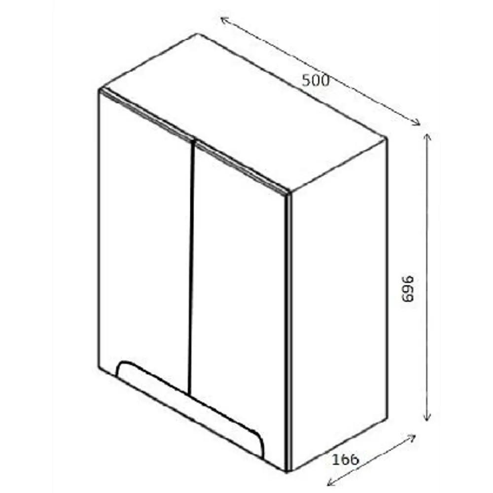 Шкаф подвесной «Руан» 50 см цвет дуб сонома Santreyd STLM-2053670 - Вид №5