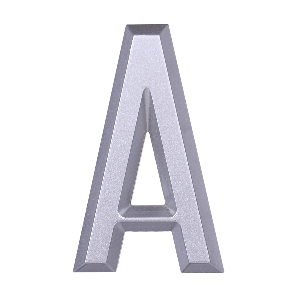 Дверная буква  «А», 37х5х60 мм, серебро LJPS0056 Public Steel Россия 