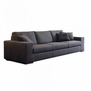 Диван раскладной прямой темно-серый "Алберта" ALTA COMFORT ЛОТОС 030804 Серый