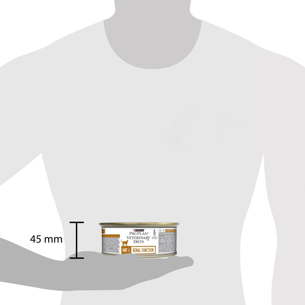 ПР0033168 Корм для кошек Veterinary Diets NF St/Ox при патологии почек, конс. 195г Pro Plan  - Вид №10