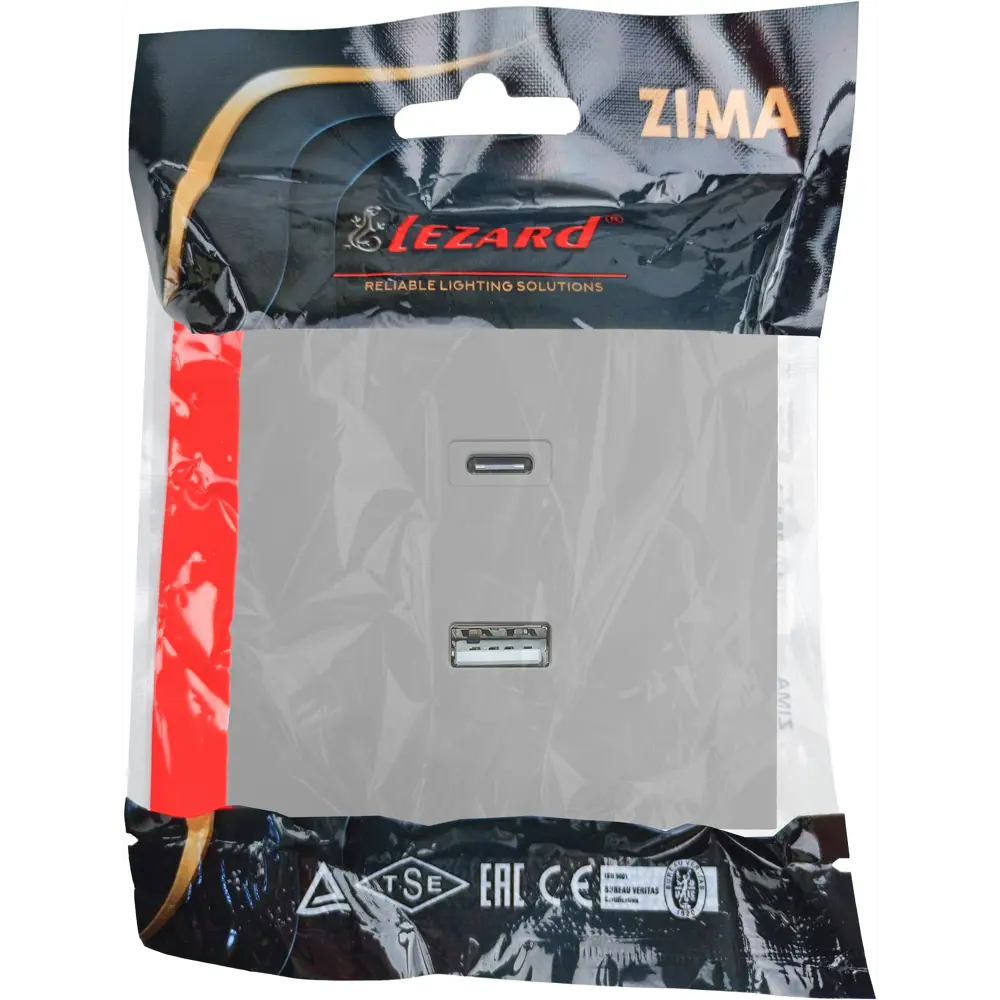 Розетка Lezard Zima с USB Type-C для быстрой зарядки устройств 89398396 STLM-1574002 - Вид №5