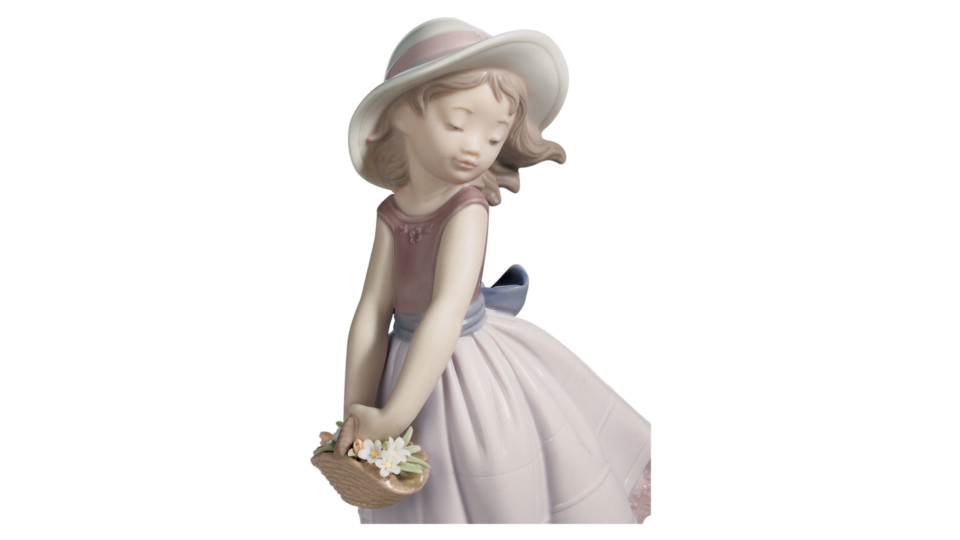 10669033 LLADRO Фигурка Lladro "Нежная юность" 6x18см Фарфор Lladró  - Вид №1