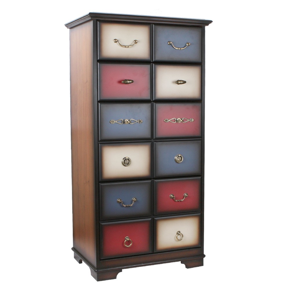 11536 Комод Пандора 5 Орех Mix BOGACHO 4627139505273 - Вид №1