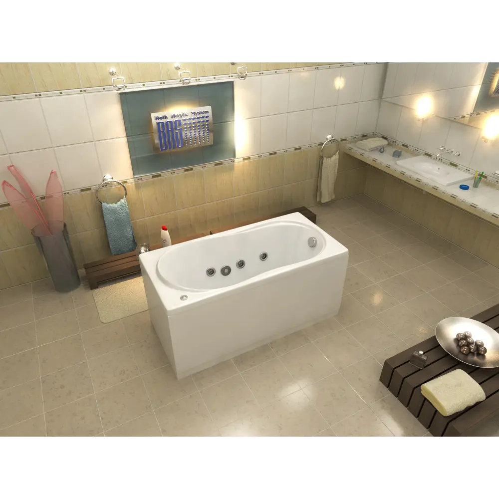 Ванна Ноа с гидромассажем акриловая 150x75 Santreyd Без серии STLM-2194970 - Вид №2