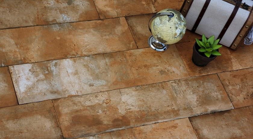 Aparici Настенная / напольная плитка из керамогранита с эффектом терракоты Terre sun-id-1431541 - Вид №5