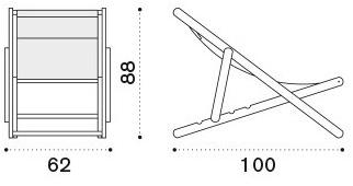 Ethimo Шезлонг из синтетической ткани Elle sun-id-1369772 - Вид №6