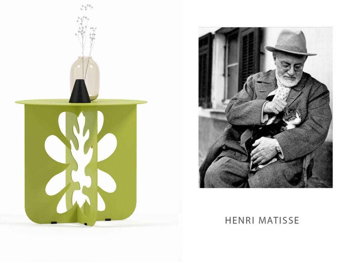 Круглый стол из листового металла Shishka Project Art Table ARCH-00027344 - Вид №1