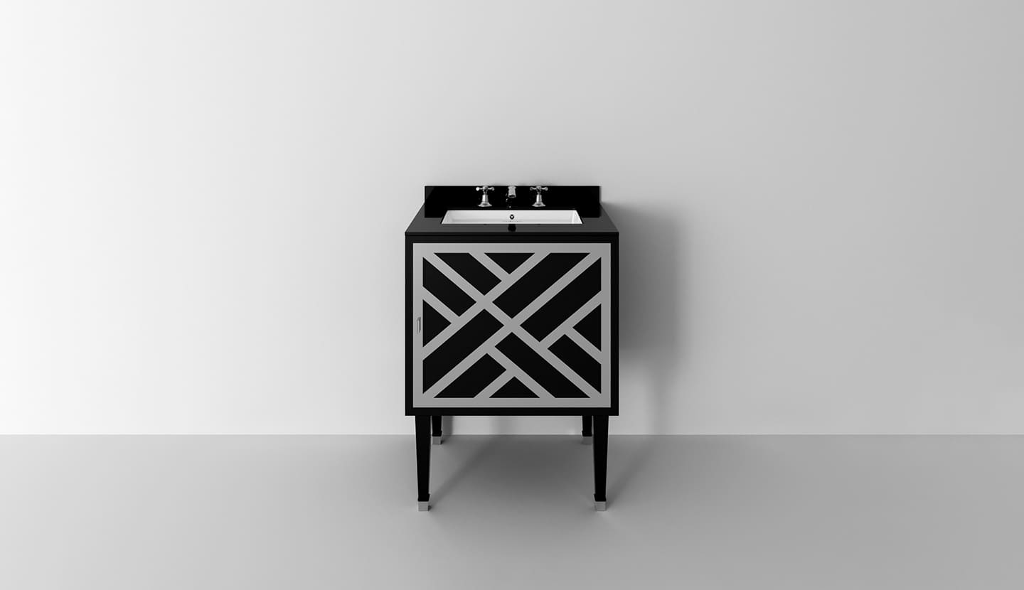 Деревянная одиночная раковина с дверцами Park Avenue CORA 1S ARCH-00021464 - Вид №1