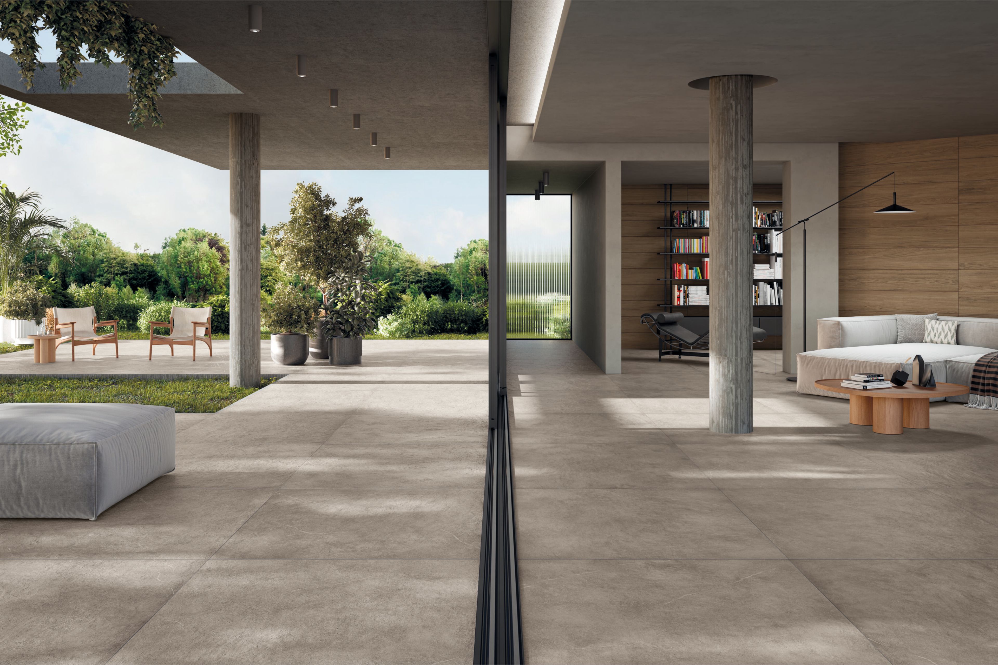 Пол / облицовка керамогранита с цементным эффектом для внутреннего и наружного применения Ceramiche Refin Concrete Look ARCH-00078277 - Вид №9