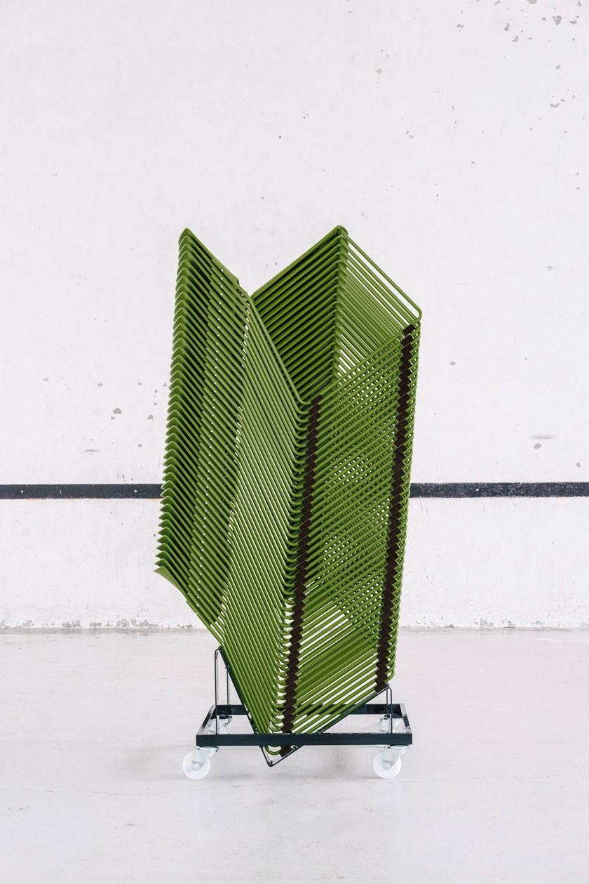 ENEA Стул из полипропилена, штабелируемый салазками Ema sun-id-1372132 - Вид №3