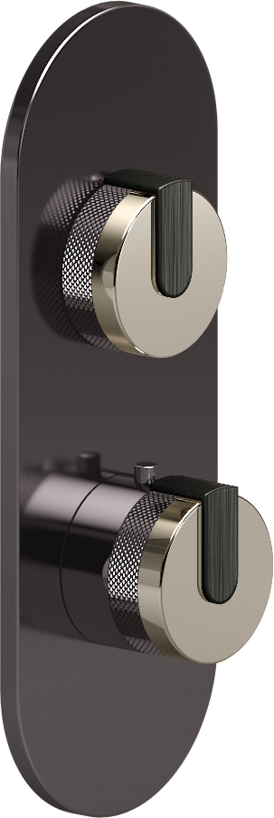 E-8026-R1PNE0-L1BOX-OX-T Планка M-Series с 2 ручками - Внешняя часть GRAFF MOD+