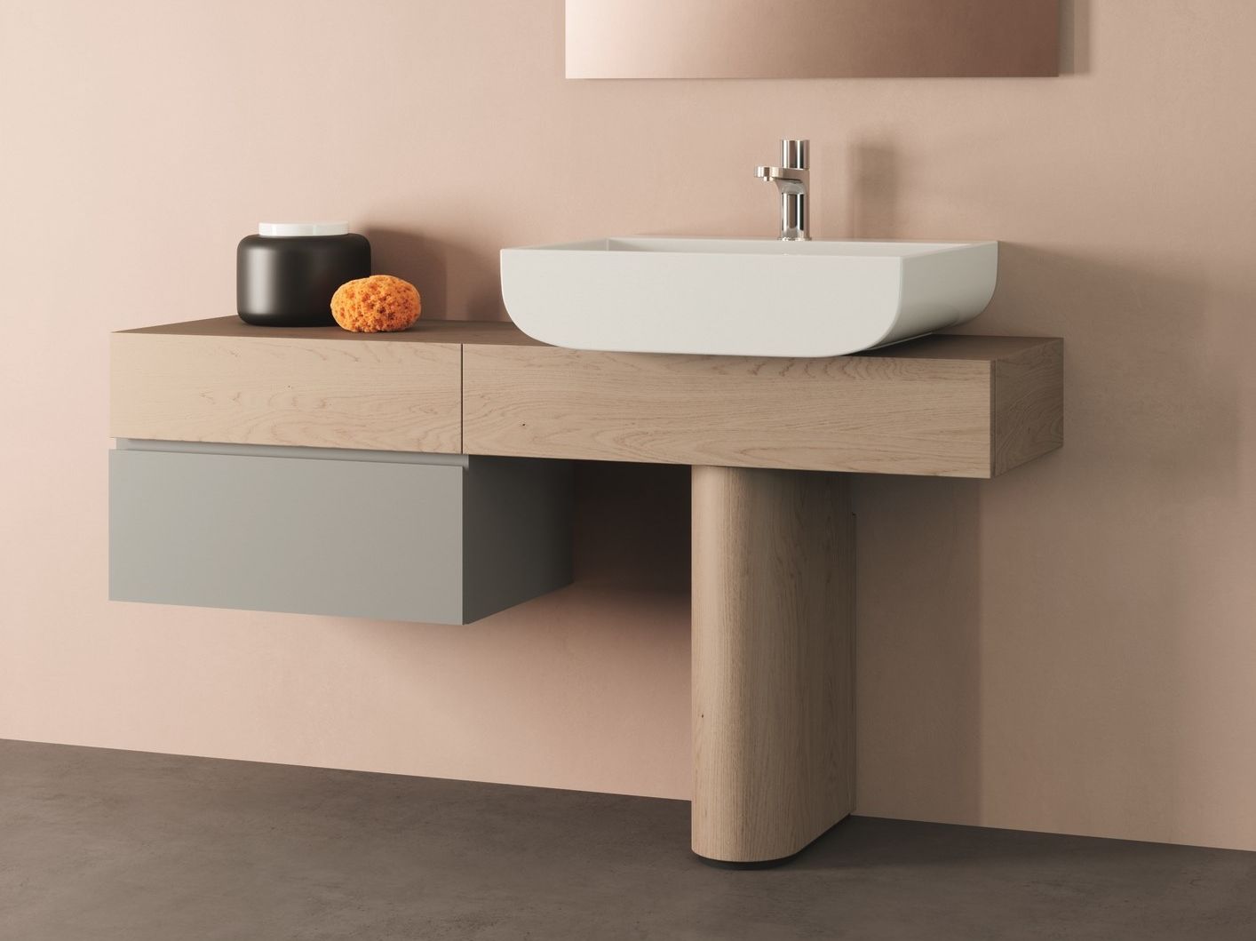 Деревянный умывальник с ящиками Azzurra Ceramica Charlotte ARCH-00117510 - Вид №5