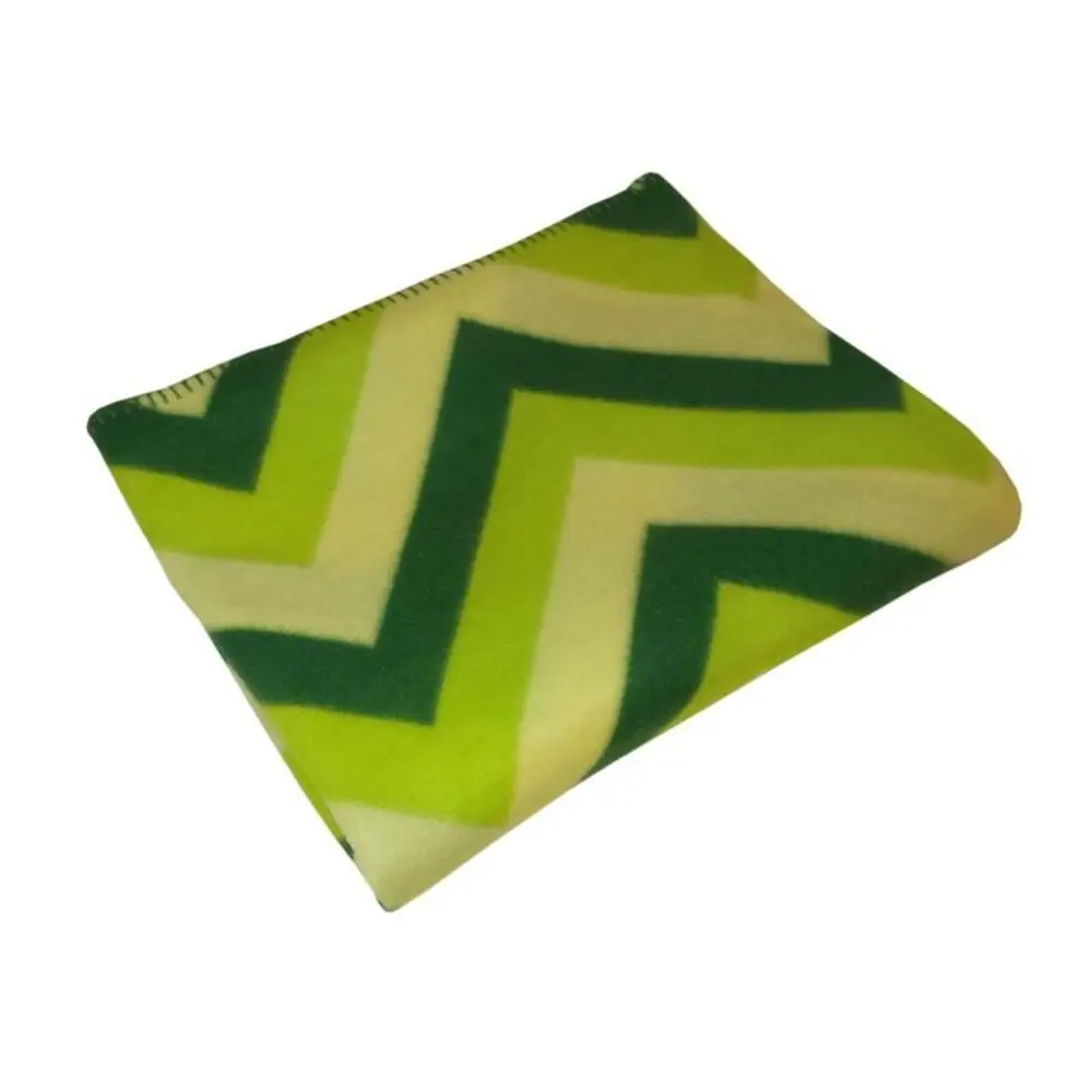 Плед «ZigZag-060» 130х170 см флис цвет зелёный 14839405 STLM-2159361 BELEZZA 