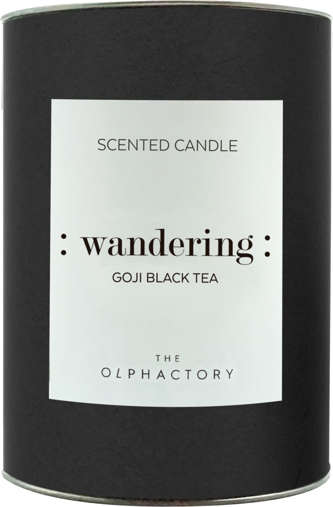 10656787 Ambientair Свеча ароматическая The Olphactory WANDERING Black Ягоды годжи 40 ч Воск 