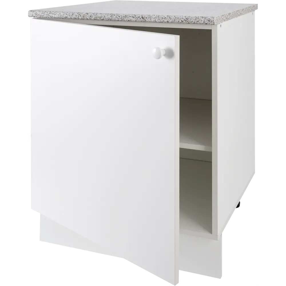 Шкаф напольный "Бэлла" 60x86x60 см, ЛДСП, цвет белый Santreyd STLM-2158740 - Вид №1