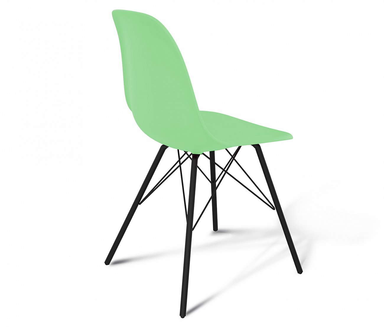 Стул DSR PP мятный S37 (eames style) SHEFFILTON ДИЗАЙНЕРСКИЕ, EAMES STYLE 015581 Зеленый  - Вид №2
