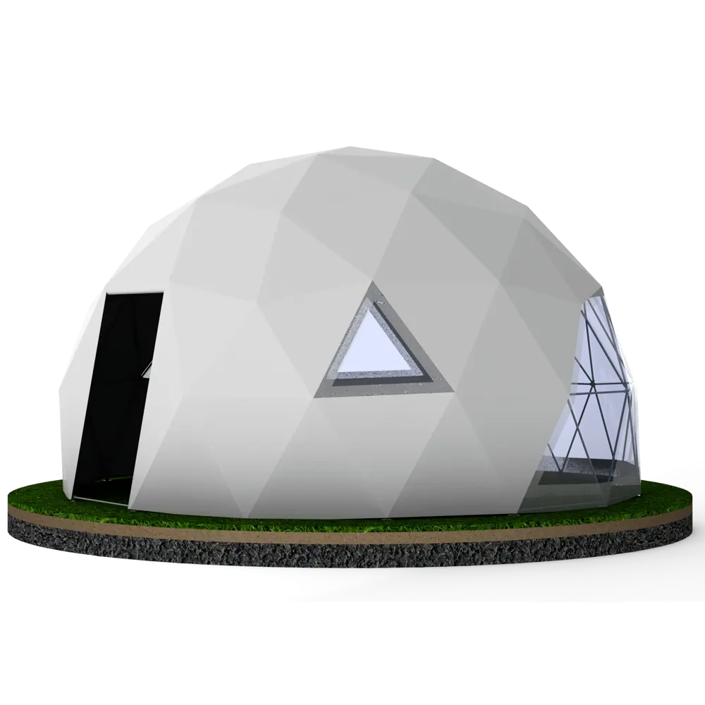 Павильон "Геокупол" ø6 м сталь/ПВХ белый Santreyd STLM-2063417