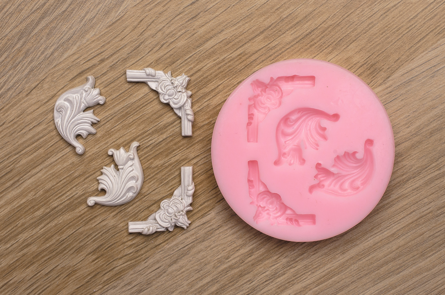 10758 Молд №1335 силикон Вензеля, уголки, бордюры, лепнина HobbyPage 